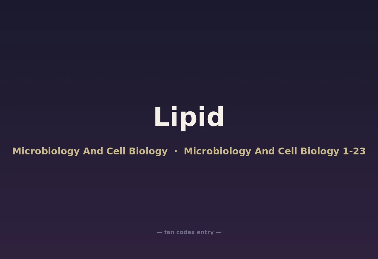 Lipid