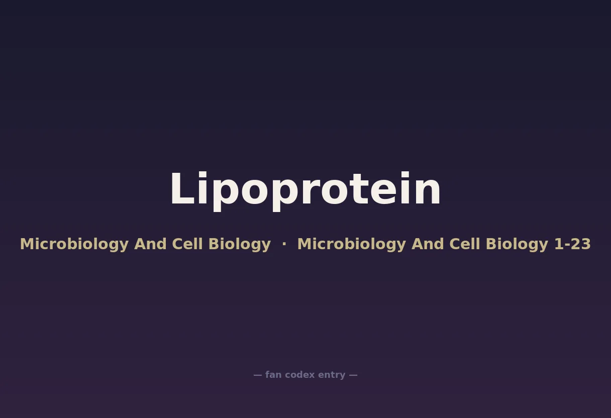 Lipoprotein