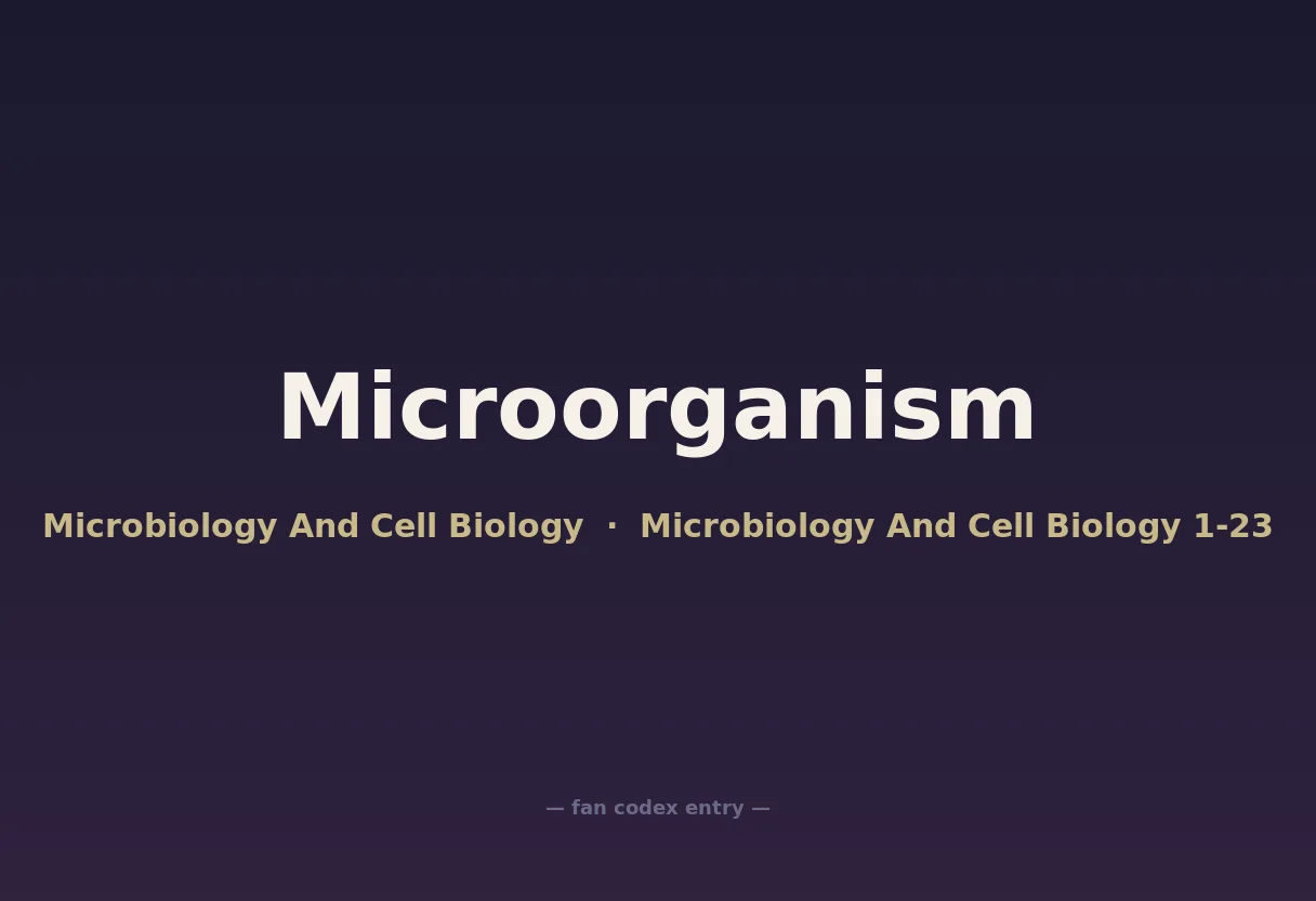 Microorganism