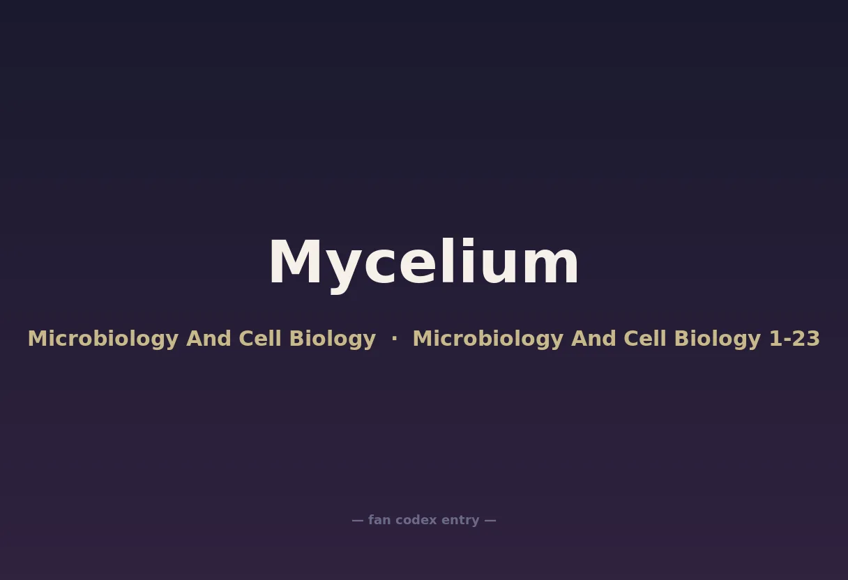 Mycelium