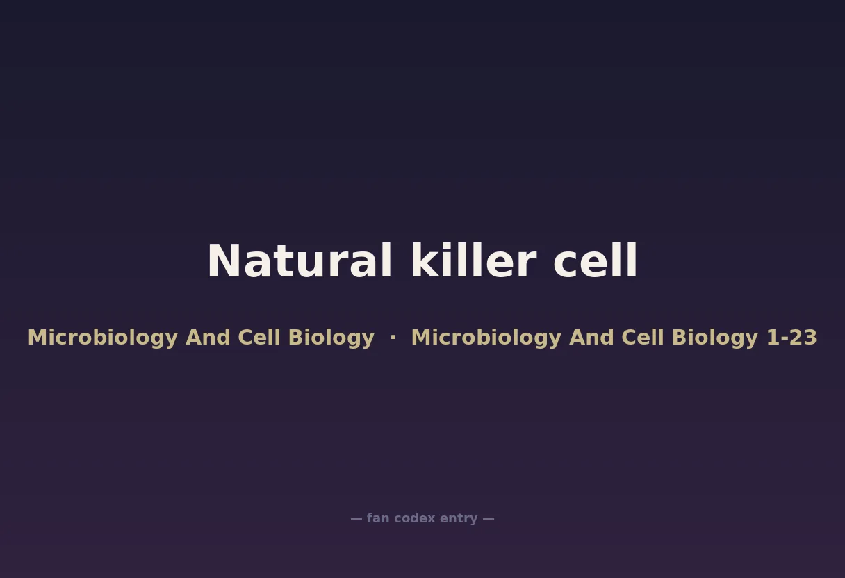 Natural killer cell